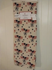 Storehouse Americana Throw Blanket Stars USA Flag Patriotic NWT 50x70