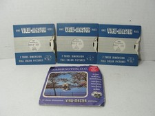 Vintage View-Master 3D-Reels with 21 Pictures "Washington, D.C."