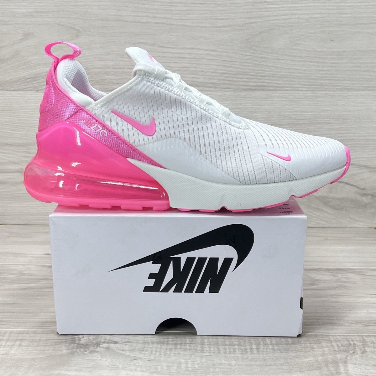 Nike Air Max 270 Summit White Pink Spell HJ3222 104 Women's Size