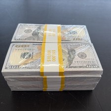 1000PCS Movie Prop  REPLICA Money QTY100 Bills Best Quality For Party,USA Ship
