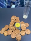 1957 Lincoln Wheat BU Uncirculated Roll Of 50 Coins