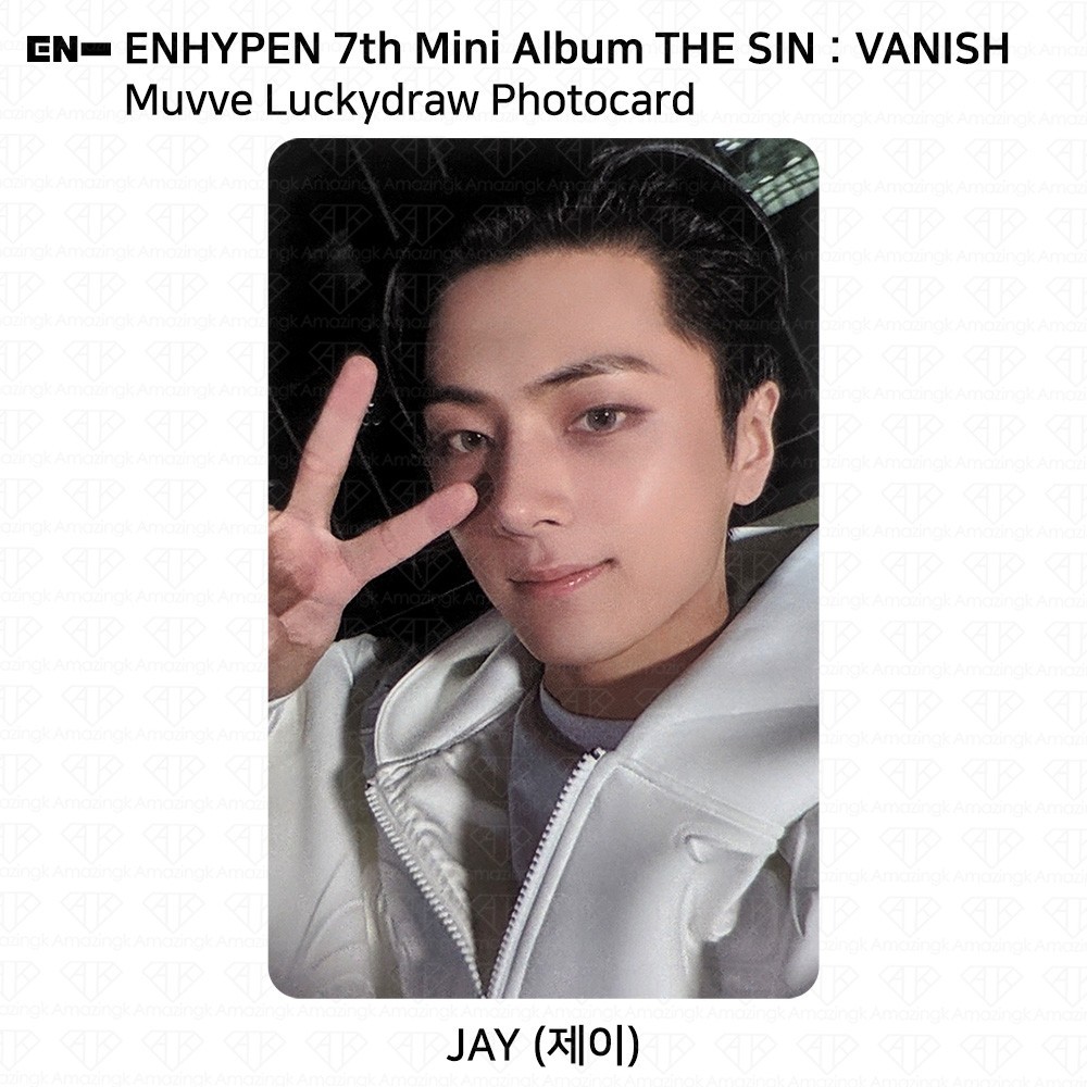 Enhypen 7th Mini The Sin : Vanish muvve Lucky Draw Photocard | eBay