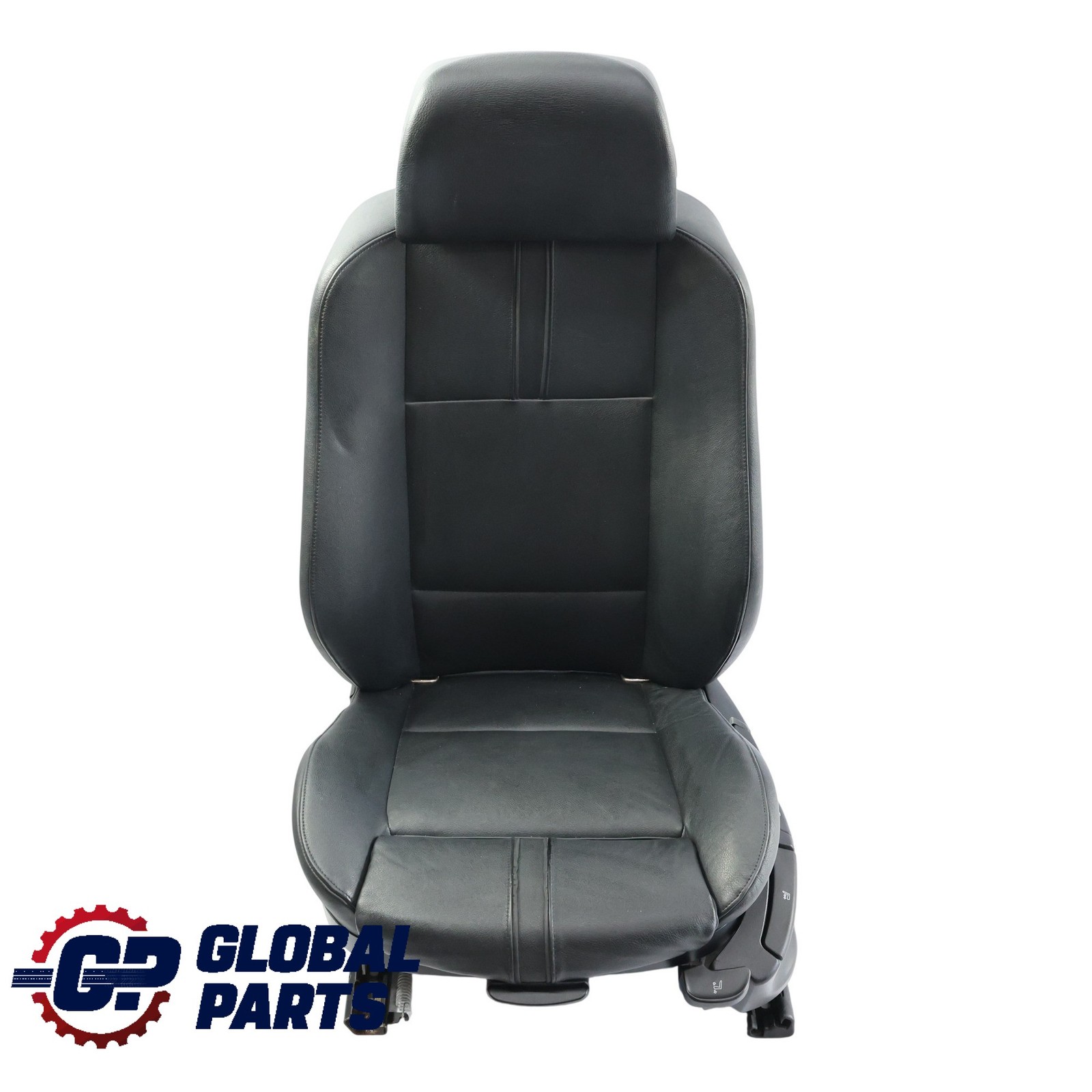 BMW X3 E83 LCI Sedile Anteriore Sinistro Riscaldato Sport Pelle Nevada Nero