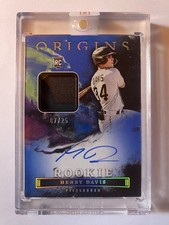 2023 panini chronicles origins baseball rc Henry Davis patch auto 07/25
