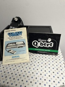 Colecovision Console Bundle Lot With 6 Games Good Shape TESTED WORKING