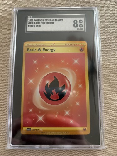 Basic Fire Energy graded SGC 8 for sale on eBay