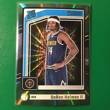 2024-25 Donruss Basketball Rated Rookie #213 DaRon Holmes II Green Lazer Halo