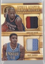 2014-15 Panini Gold Standard 14/25 Adreian Payne Gary Harris #NMD-AG 1k5