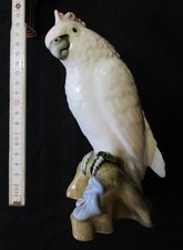 Porzellan-Papagei / - Kakadu, Royal Dux, Tschechien,  19 cm hoch
