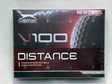 Slazenger V100 Titanium Distance White Golf Balls 12 Pack