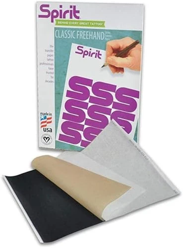 SPIRIT Sheets Classic Freehand Transfer Blue Ink Stencil Paper 100% AUTHENTIC - product listing photo