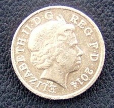 Great Britain One Pound (£1) 2014 Thistle