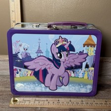 Tarjeta My Little Pony Friendship is Magic Twilight Sparkle fiambrera coleccionista lata