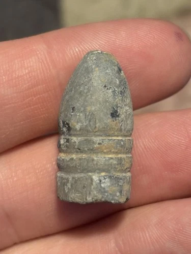 Rare Confederate “High Base” Charleston Arsenal Bullet