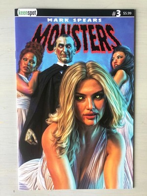 Mark Spears Monsters Issue #3 - Mark Spears - Cover B - Dracula and Brides