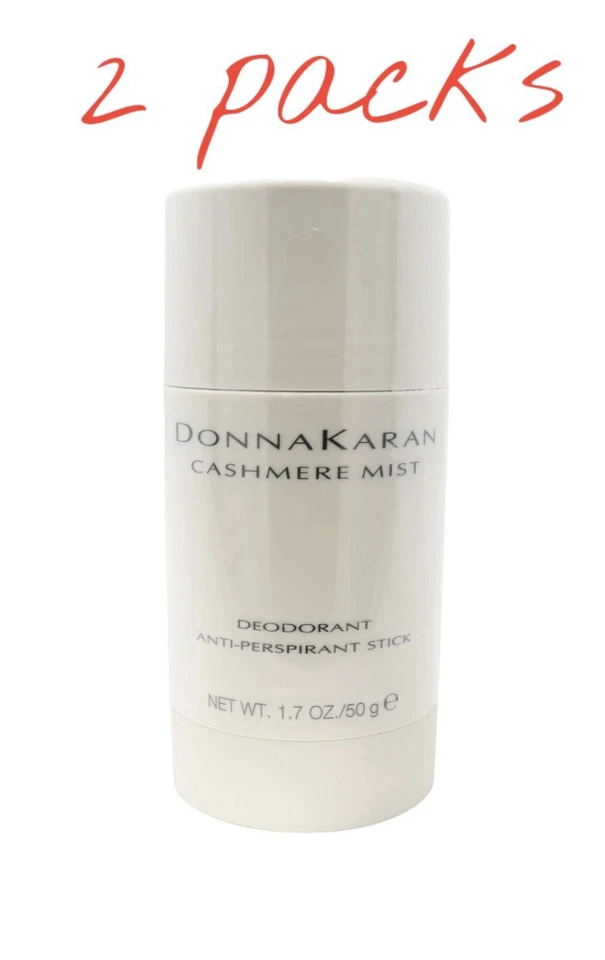 2 Donna Karan Cashmere Mist desodorante barra antitranspirante 1,7 oz/50 g NUEVO SELLADO Foto 2 de 2