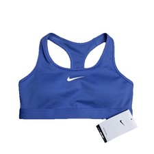 NIKE Dri-FIT Swoosh Medium Support Sports Bra Women  s Size S Blue NWT