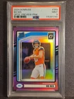 2024 Panini Donruss - Rated Rookie Bo Nix #369 Optic Preview Pink Prizm (RC)