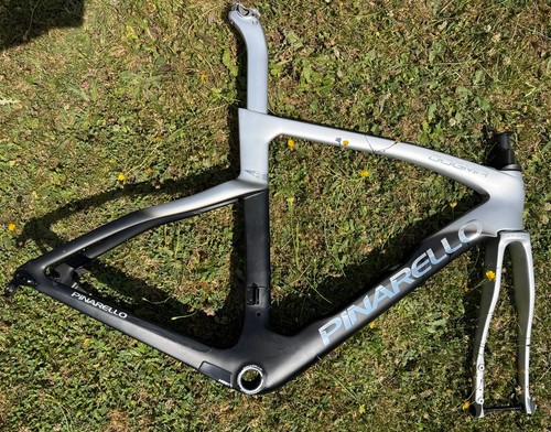 Pinarello Dogma F - 53cm Frame / Forks Only - Plutonium Silver - Used