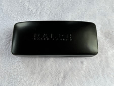 Ralph Lauren Black Hardcase Clamshell Sunglass/Eyeglass Case, New
