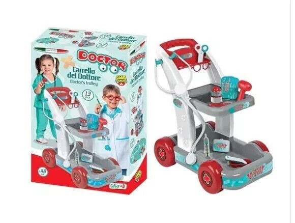 Carrello Del Dottore Trolley Gioco Giocattolo Bambini