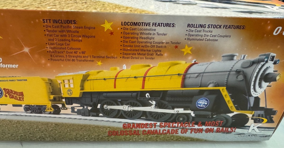 K-Line by Lionel 6-22121 Ringling Bros. Ready to Run Circus Train