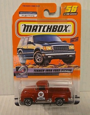 Matchbox #56 Texaco 1956 Ford Pickup Red Jimmy's Auto Service 