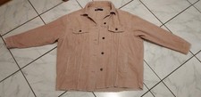 Zara Jacke Kordjacke Übergangsjacke M 38 rosa Baumwolle top Zustand