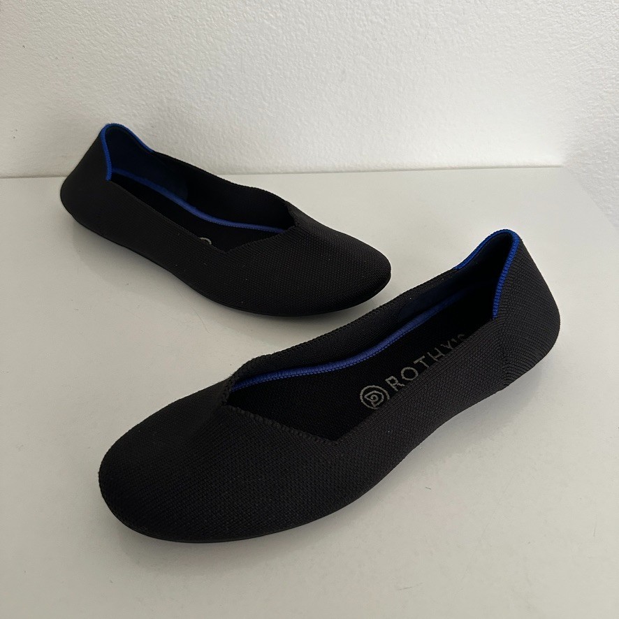 Rothy's The Flat Black Solid Washable Comfort Min… - image 2