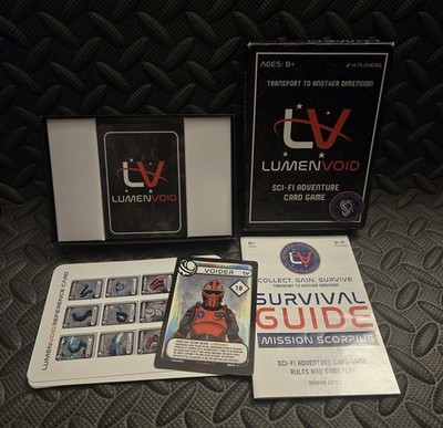 Lumen Void Sci-Fi Adventure Card Game Rare Indie TCG Sealed Deck