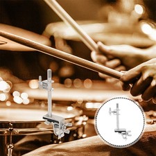 2 Pcs Cowbell Mounting Clamp Adjustable Bass Drum Bracket Holder