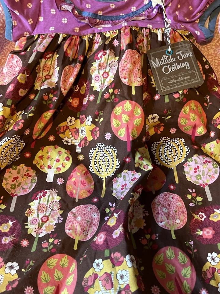 Vestido Matilda Jane 2 piezas a través de los árboles y DC talla 3-6mos nuevo con etiquetas Foto 4 de 4