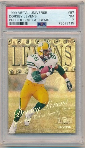 DORSEY LEVENS 1999 METAL UNIVERSE #97 PRECIOUS METAL GEMS PMG SP #09/50 PSA 7 NM