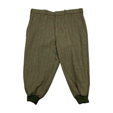 VINTAGE SPENCERS Tweed Wolle Plus Fours XL 38 Karo Reithose Golf Schießen