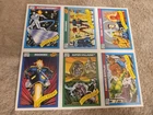 1990 Marvel Universe Series 1 6-Card Uncut Sheet Dr Doom Ghost Rider Rare Impel