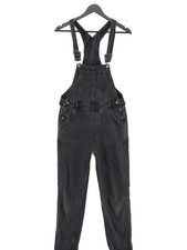FatFace Women's Jumpsuit UK 10 Black Cotton with Elastane, Other Jumpsuit