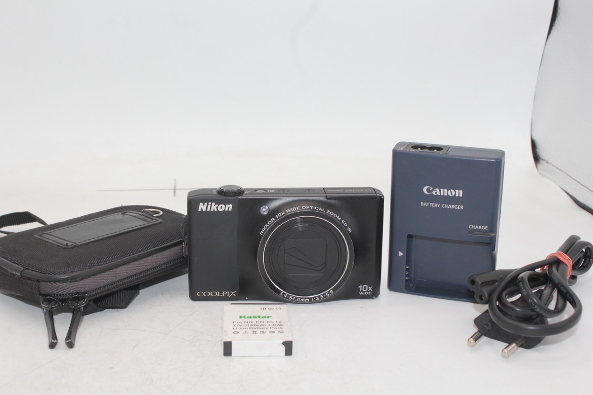 【中古_美品】Nikon COOLPIX S8000 Nikon COOLPIX S8000 14.2MP Digital Camera - Black for sale online