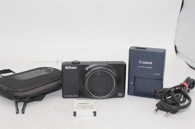 Nikon COOLPIX S8000 14.2MP Digital Camera - Black for sale online