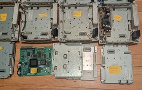 Huge Sega Dreamcast Console Parts Lot (Shell, Disc Drive, Motherboard, PSU)