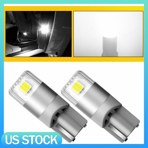 10PCS Super T10/194/W5W White 2835 License LED Plate Interior Bulb Light 6000K E - Foto 4
