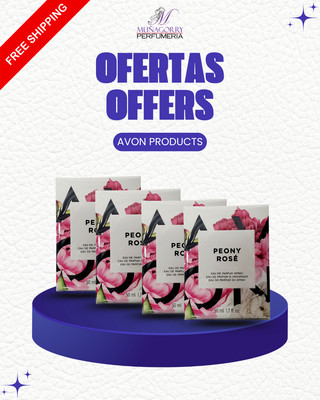 (4) PEONY ROSE BY AVON | 1.7OZ EDP | NEW & SEALED! BEST PRICE| NEW & SEALED