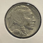1937 5C Buffalo Nickel F6719 Full Horn