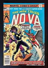 NOVA #2 1st CONDOR & POWERHOUSE 2nd NOVA Appearance Marvel Comics 1976