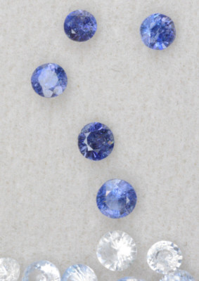 Benitoite  0.25 CT Parcels, Dallas Gem mine, California