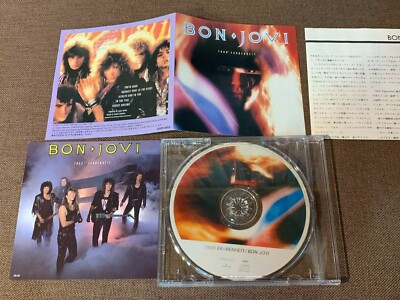 BON JOVI 7800 Fahrenheit JAPAN PICTURE CD 32PD-1003 w/ AXIA SLEEVE 