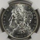 1882-O Morgan Dollar 1.00. NGC MS60 .77oz ASW