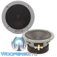 DYNAUDIO ESOTAN MF171 3" 120W RMS MIDWOOFER SPEAKERS CAR AUDIO PAIR NEW