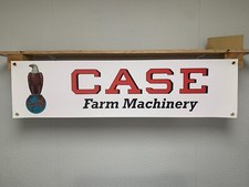 Case Farm Machinery Banner Retro Agricultural Tractor Show Workshop Display Sign