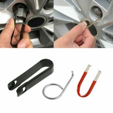 Car Wheel Lug Bolt Nut Center Cover Cap Extractor Removal Tool Clip With Hook