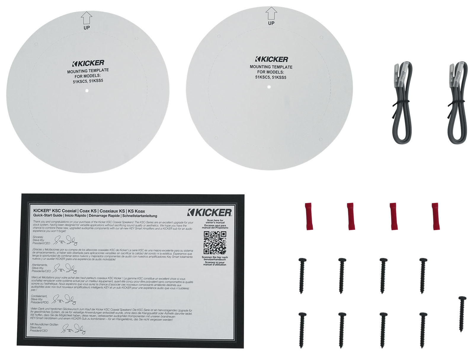 4 Автомобильные аудиодинамики Kicker 51KSC504 525 100 Вт RMS KSC504 KSC50